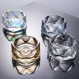 cool crystal lead free glass ashtray outdoor ash tray 