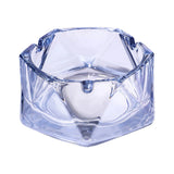 cool crystal lead free glass ashtray outdoor ash tray blue