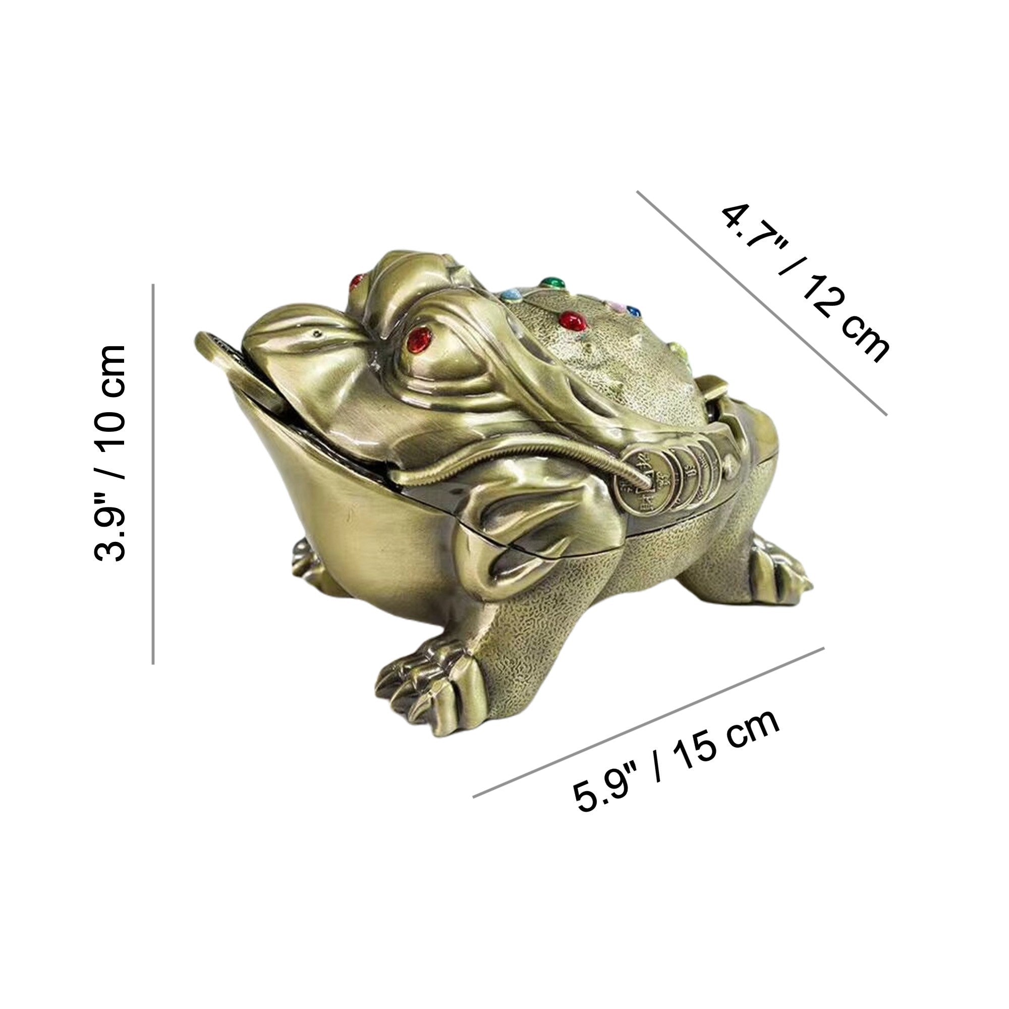 Lucky Toad Ashtray Cute Ceramic Windproof Ash Tray – Ashtray Planet