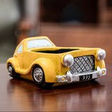 cool vehicle ashtray cute resin ash tray yellow vintage car