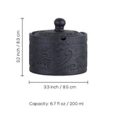 smokeless ashtray outdoor ash tray with lid dragon vintage ceramic