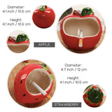 cute ash tray outdoor strawberry apple