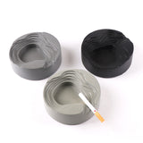 cute outdoor ashtray cool cement terrace ash tray gray black