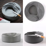 cute outdoor ashtray cool cement terrace ash tray gray black