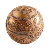 outdoor covered patio ashtray with lid zinc alloy blessing