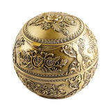 outdoor covered patio ashtray with lid zinc alloy blessing