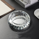 cool ashtray crystal glass smokeless ash tray round