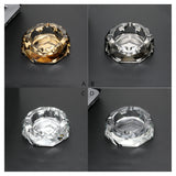 cool outdoor ashtray vintage cute crystal glass ash tray heavy large handmade octagonal classy luxury elegant 
