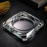 outdoor ashtray crystal glass classy cool heavy ash transparent