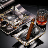 outdoor ashtray gilded crystal glass ash tray classy gold