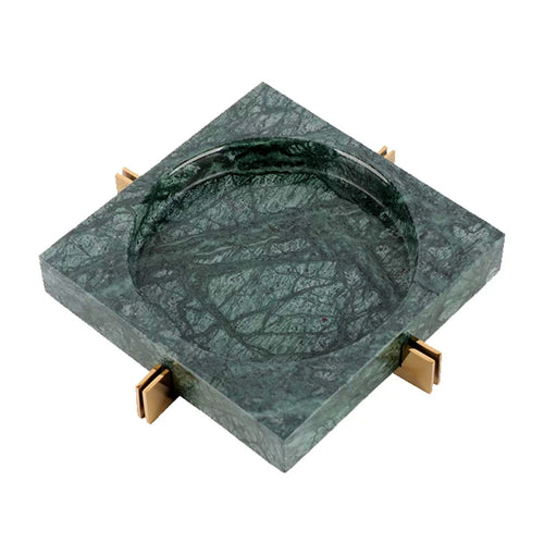 outdoor ashtray marble ash tray large heavy metal stand green