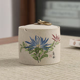 outdoor ashtray with lid ceramic ash tray chinese painting smokeless