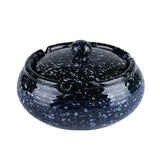 outdoor smokeless ashtray with lid ceramic ash tray japanese retro large