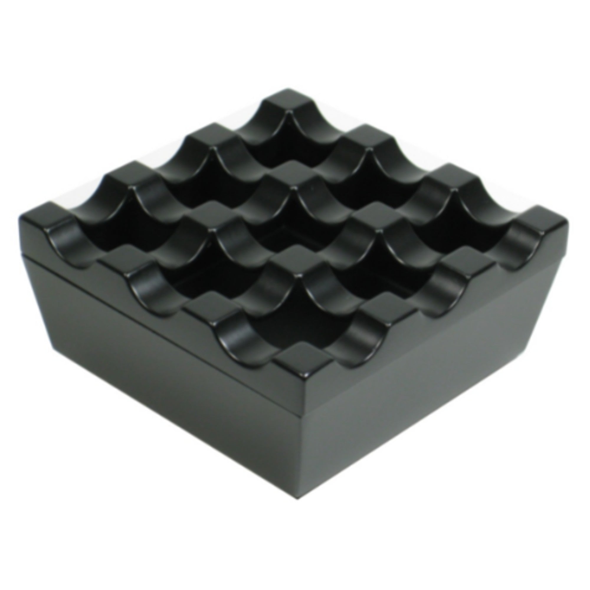 Outdoor Grid Ashtray with Lid 9 holes Metal Square – Ashtray Planet