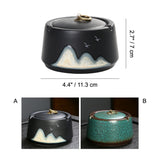 outdoor ashtray with lid cute cool japanese ceramic ash tray windproof covered lidded vintage smokeless handmade