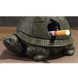 outdoor ashtray with lid cool cute vintage tortoise turtle ash tray covered lidded windproof retro resin home decor handmade decorative ash holder