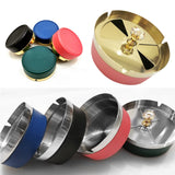 outdoor ashtray with lid metal ash tray stainless steel smokeless