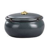 outdoor ashtray with lid retro cool ceramic ash tray vintage windproof covered lidded smokeless dark color
