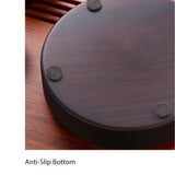 outdoor ashtray with lid wooden ash tray ebony wood windproof
