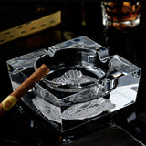 outdoor crystal glass ashtray cigarette cigar cool cute ash tray large classy minimalist angel medusa
