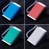 pocket ashtray alloy metal ash tray with lid vintage modern