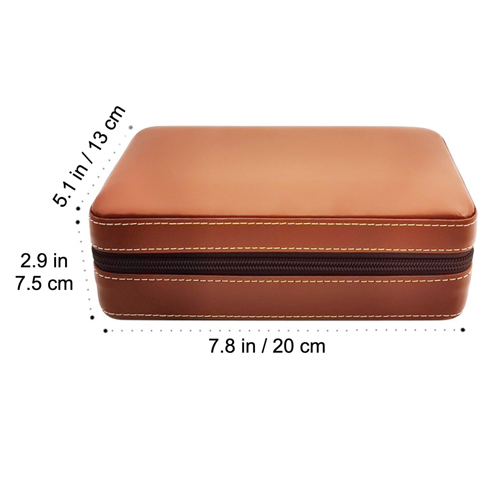 Portable Travel Cigar Humidor Leather Case – Ashtray Planet
