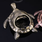 smokeless ashtray outdoor ash tray with lid turtle alloy