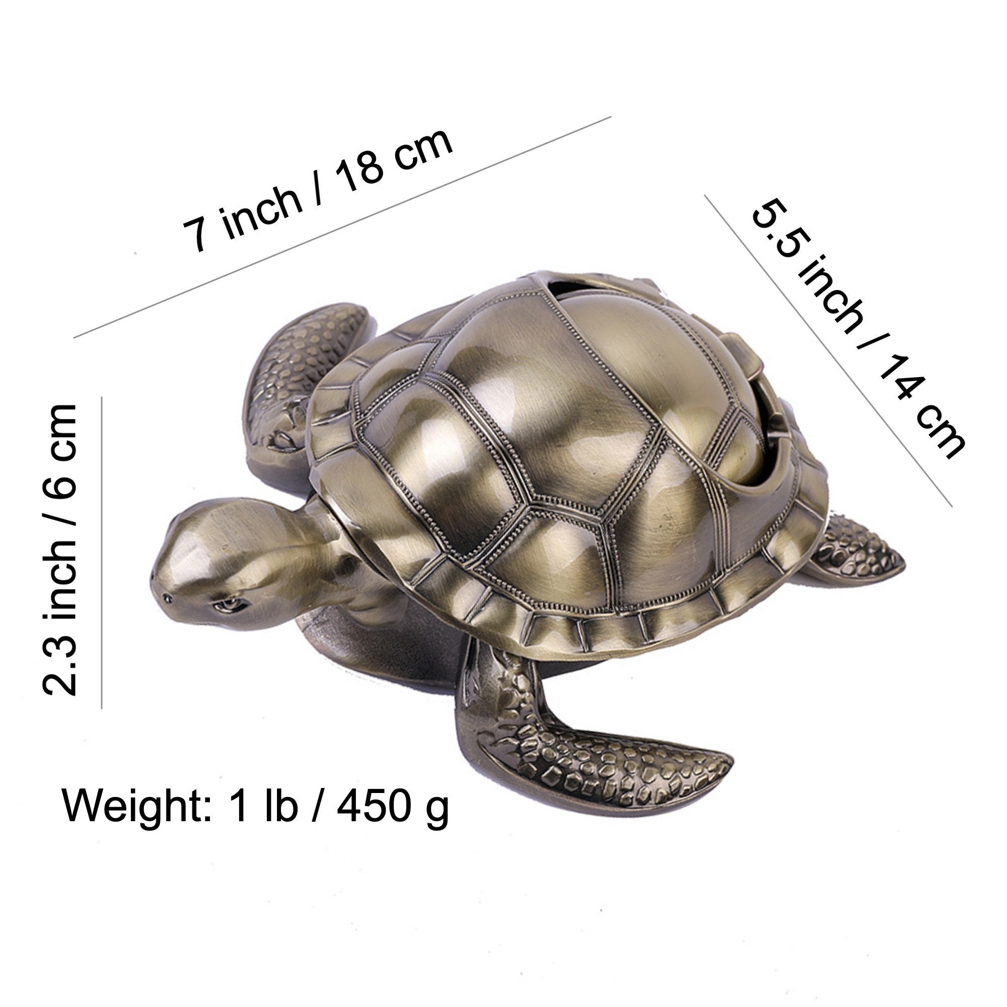 Schildkröte/Tortoise/Turtle ASCHENBECHER / Ashtray