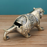 tiger ashtray with lid vintage retro covered ash tray animal outdoor retro windproof smokeless cool cute